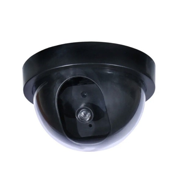 Dummy Camera Fake Security CCTV Dome with Flashing Red LED Light NIB - Picture 3 of 4